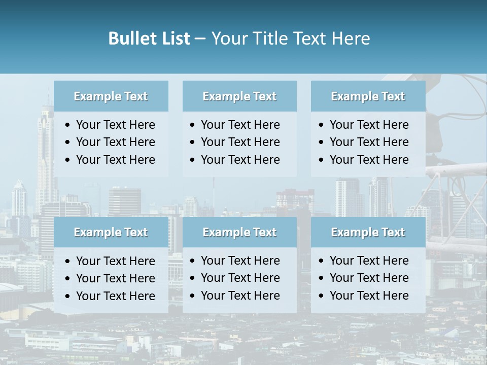 A Security Camera On Top Of A Building In A City PowerPoint Template