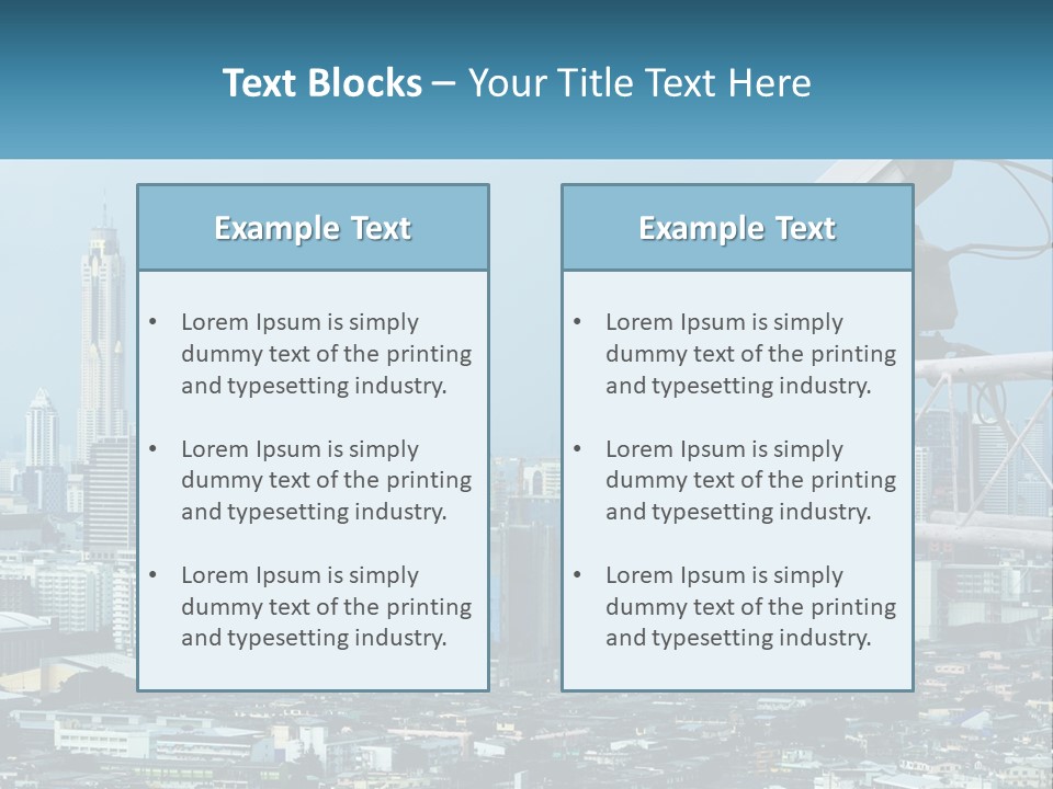 A Security Camera On Top Of A Building In A City PowerPoint Template