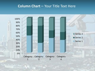 A Security Camera On Top Of A Building In A City PowerPoint Template