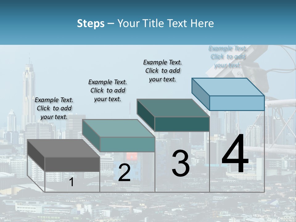 A Security Camera On Top Of A Building In A City PowerPoint Template