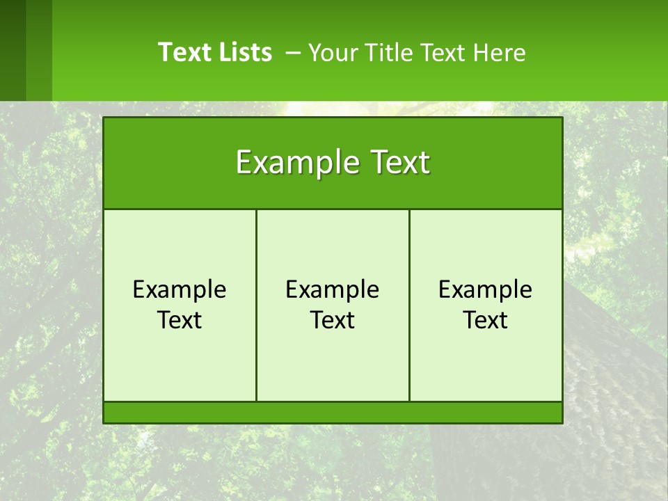 A Tree With The Sun Shining Through It PowerPoint Template