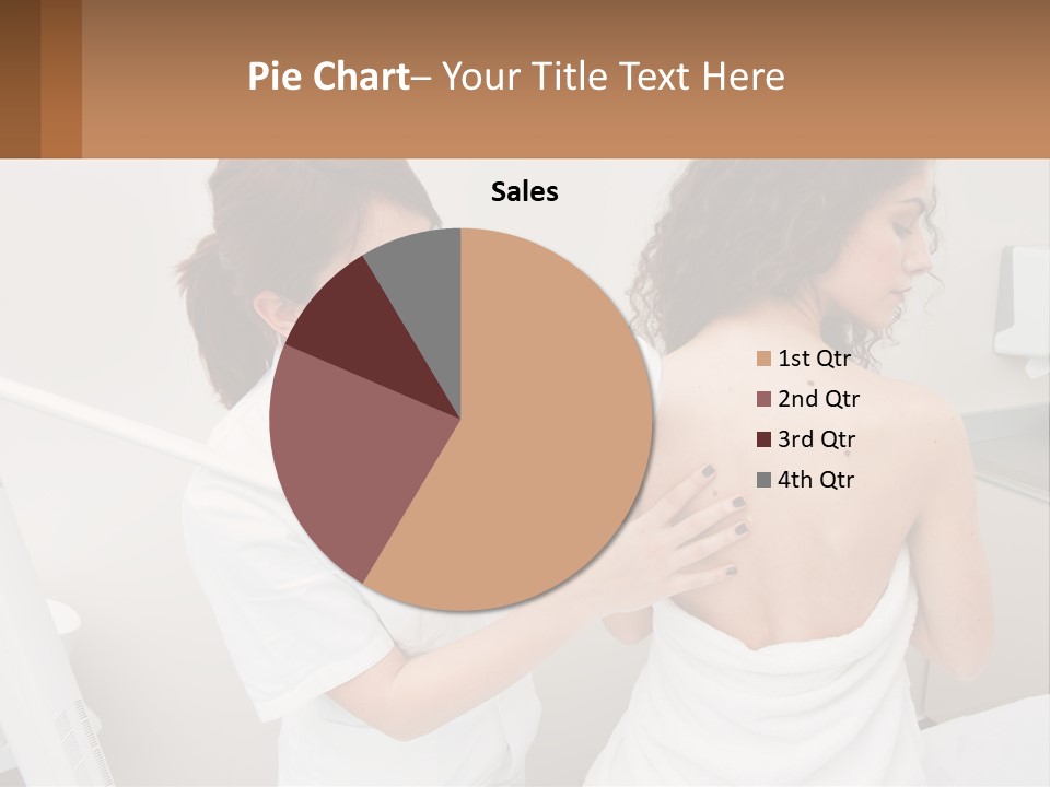 A Woman Getting Her Back Examined By A Doctor PowerPoint Template