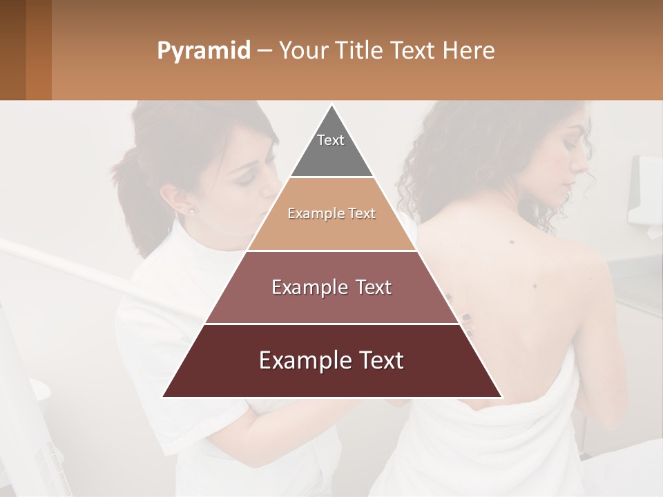 A Woman Getting Her Back Examined By A Doctor PowerPoint Template