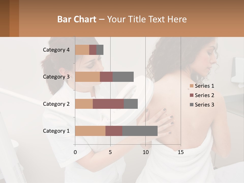 A Woman Getting Her Back Examined By A Doctor PowerPoint Template