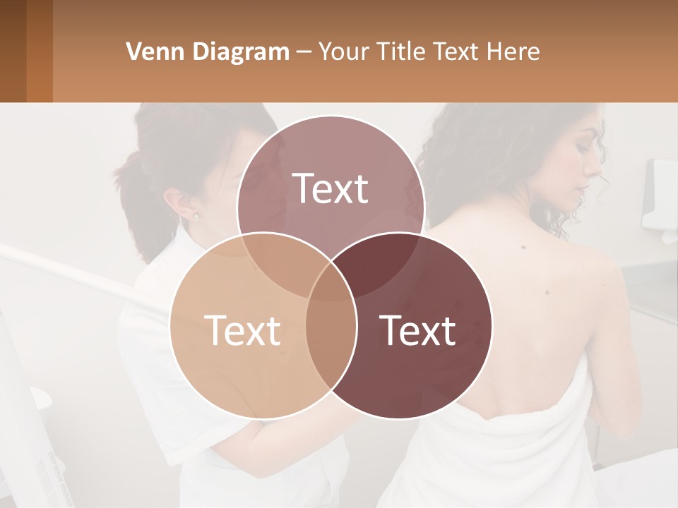 A Woman Getting Her Back Examined By A Doctor PowerPoint Template