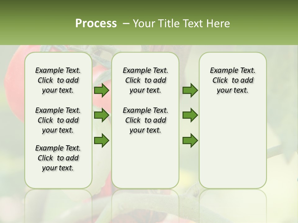 A Group Of Tomatoes Growing On A Tree PowerPoint Template
