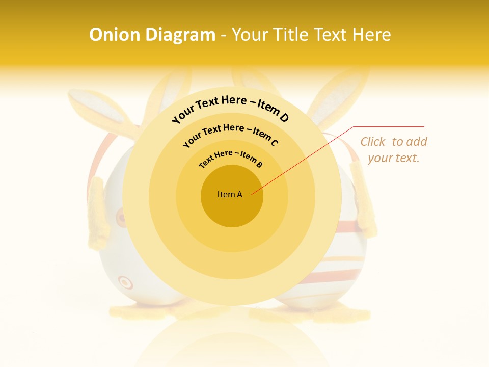 A Couple Of Eggs With Bunny Ears On Them PowerPoint Template