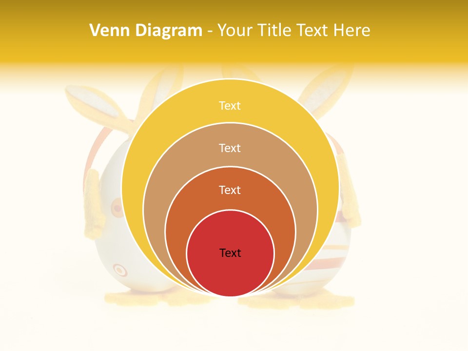A Couple Of Eggs With Bunny Ears On Them PowerPoint Template