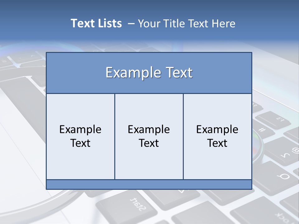 A Stethoscope Laying On Top Of A Laptop Keyboard PowerPoint Template
