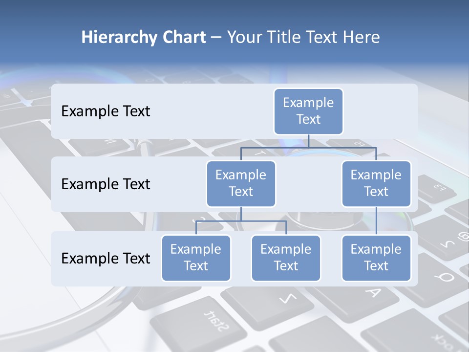 A Stethoscope Laying On Top Of A Laptop Keyboard PowerPoint Template