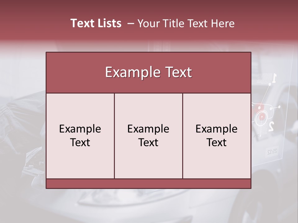 A Man Working On A Car In A Garage PowerPoint Template