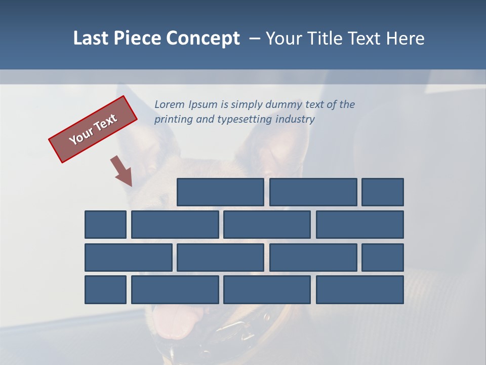 A Dog Is Sitting In The Back Seat Of A Car PowerPoint Template