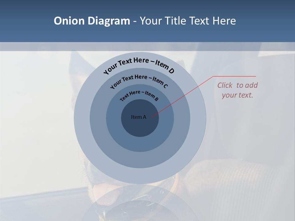 A Dog Is Sitting In The Back Seat Of A Car PowerPoint Template