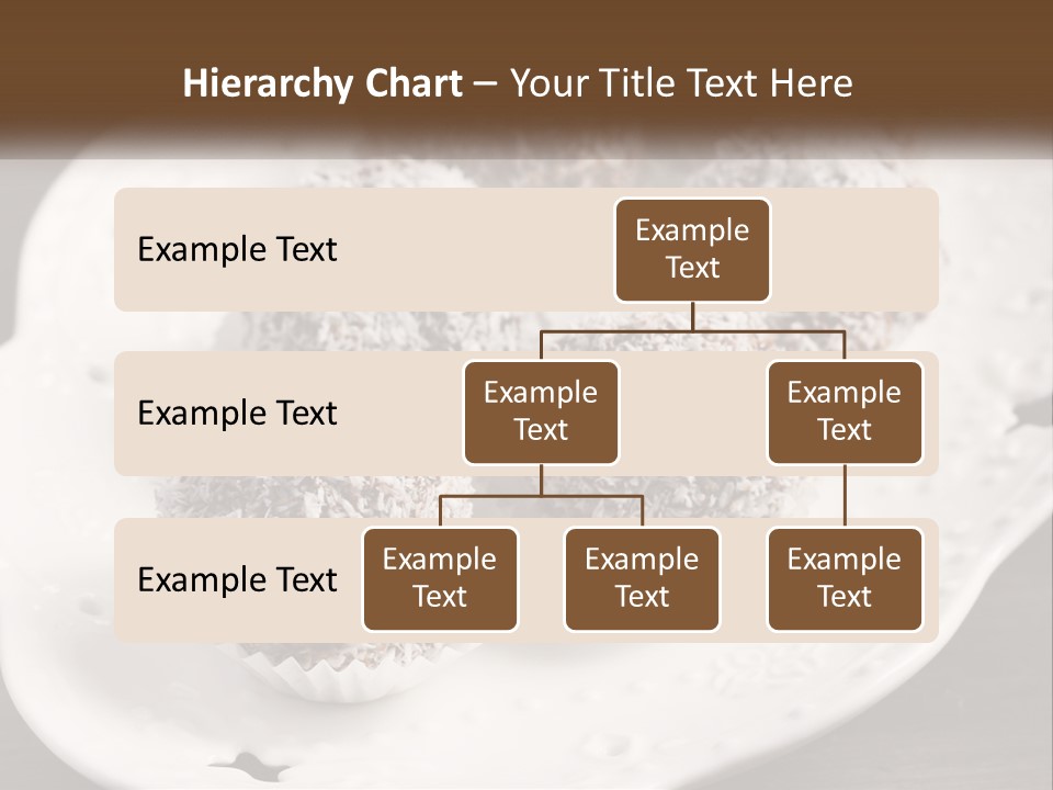 A White Plate Topped With Chocolate Covered Donuts PowerPoint Template