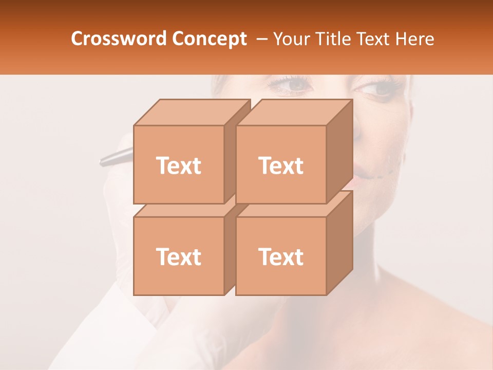 A Woman Getting Her Eyebrows Done By A Professional Makeup Artist PowerPoint Template