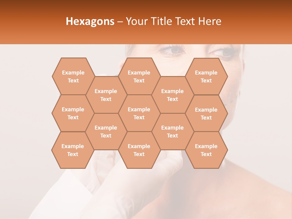 A Woman Getting Her Eyebrows Done By A Professional Makeup Artist PowerPoint Template