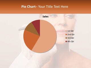 A Woman Getting Her Eyebrows Done By A Professional Makeup Artist PowerPoint Template