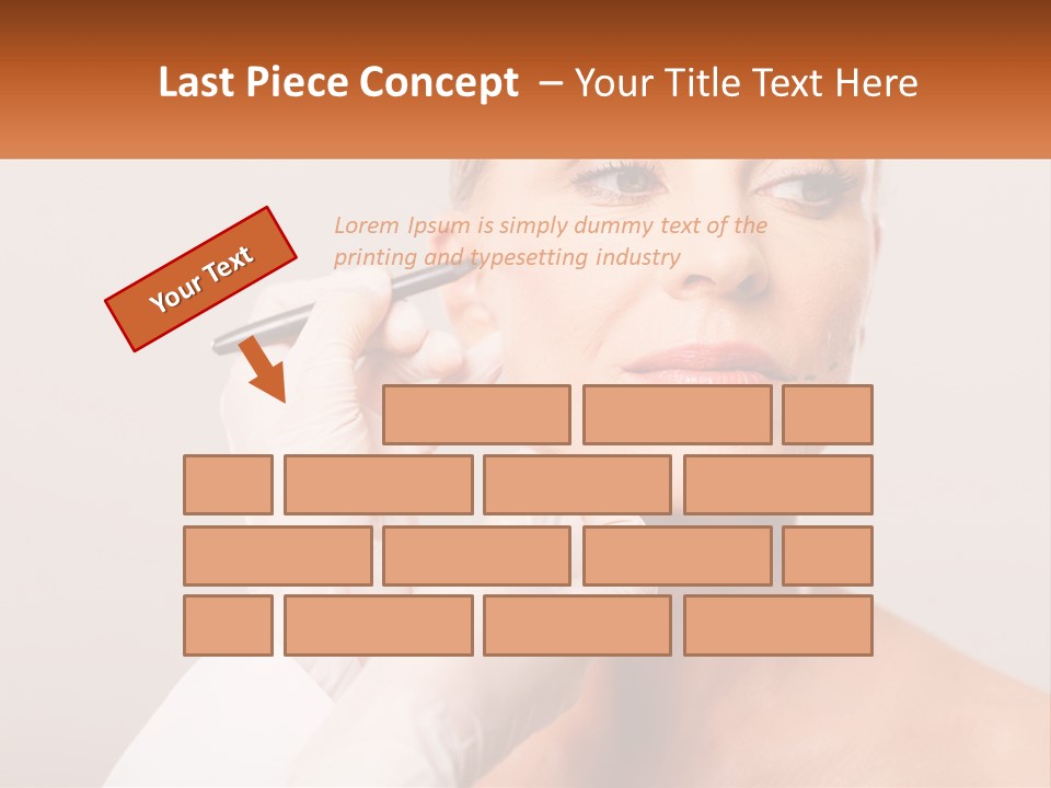A Woman Getting Her Eyebrows Done By A Professional Makeup Artist PowerPoint Template