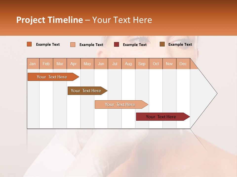 A Woman Getting Her Eyebrows Done By A Professional Makeup Artist PowerPoint Template