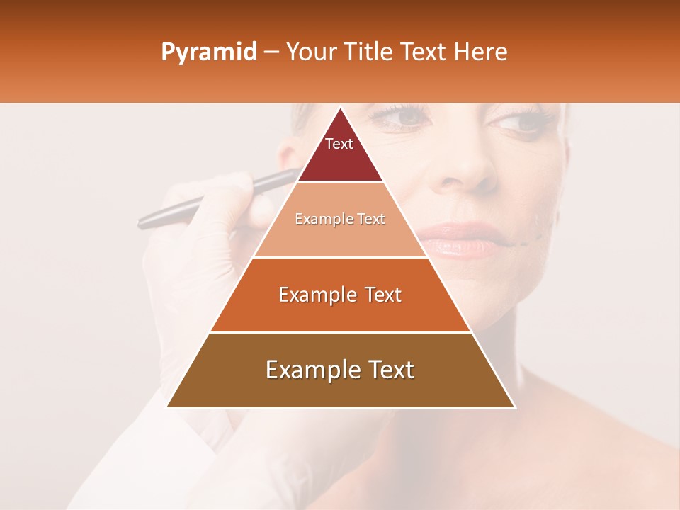 A Woman Getting Her Eyebrows Done By A Professional Makeup Artist PowerPoint Template