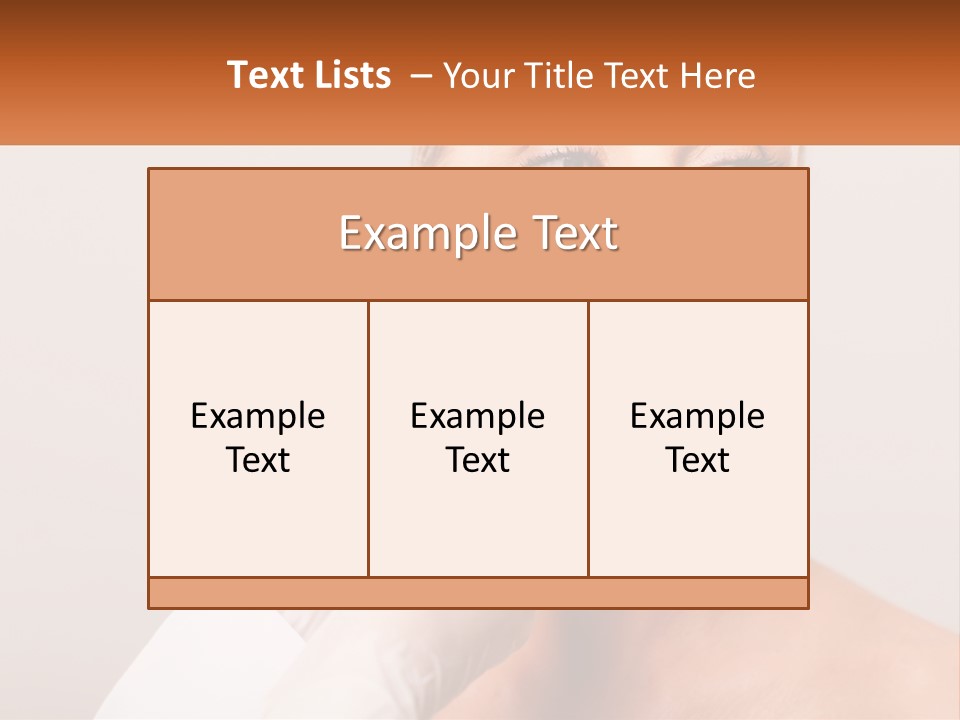 A Woman Getting Her Eyebrows Done By A Professional Makeup Artist PowerPoint Template