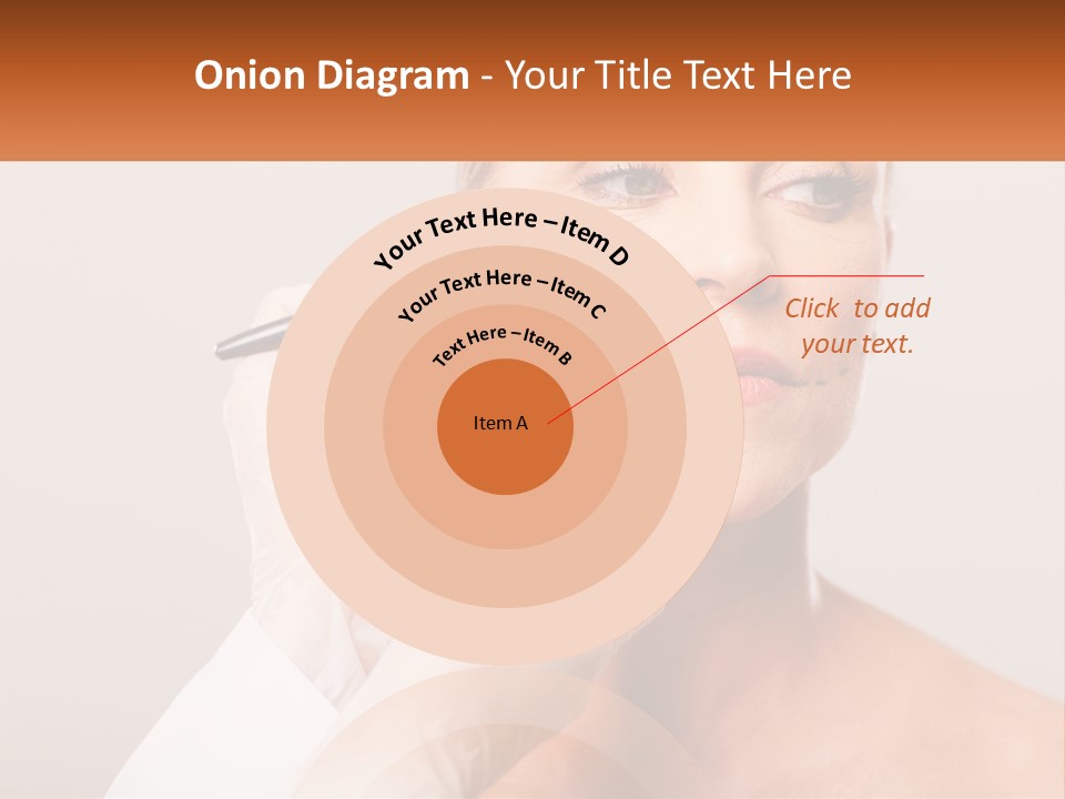 A Woman Getting Her Eyebrows Done By A Professional Makeup Artist PowerPoint Template