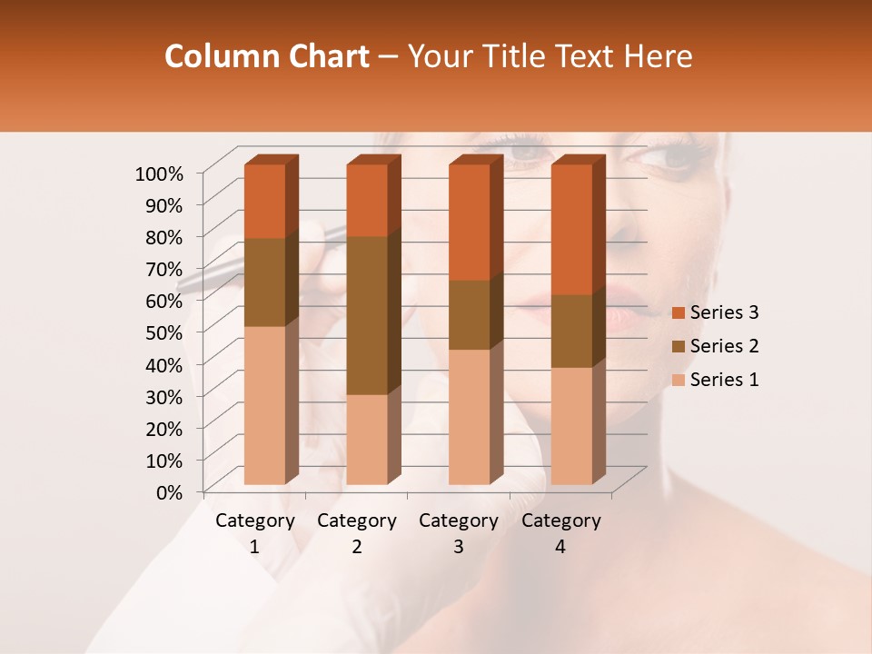 A Woman Getting Her Eyebrows Done By A Professional Makeup Artist PowerPoint Template
