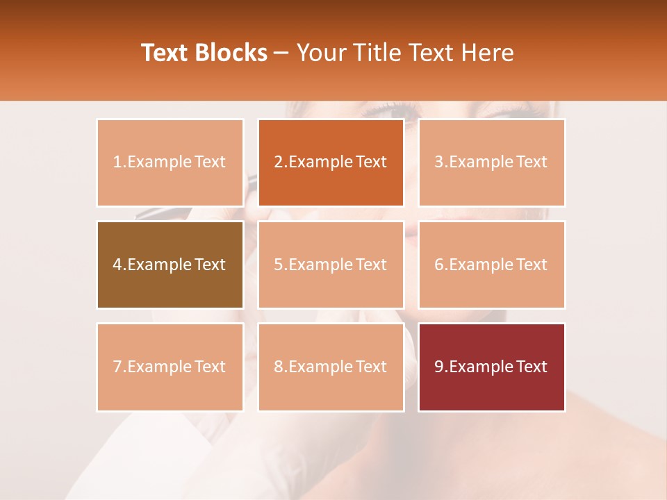 A Woman Getting Her Eyebrows Done By A Professional Makeup Artist PowerPoint Template