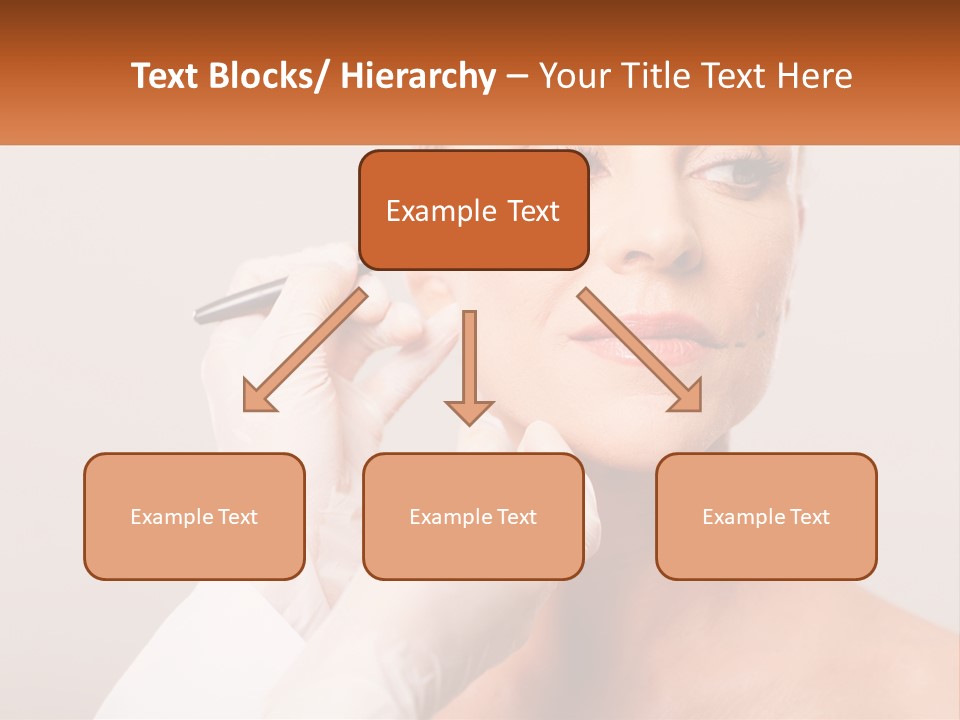 A Woman Getting Her Eyebrows Done By A Professional Makeup Artist PowerPoint Template