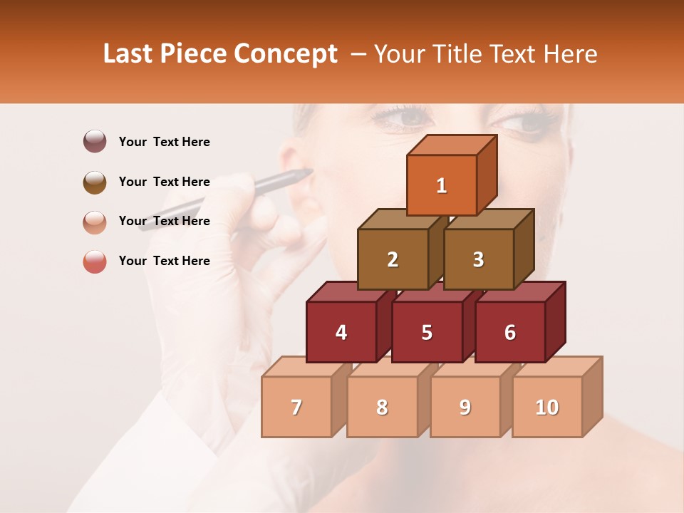 A Woman Getting Her Eyebrows Done By A Professional Makeup Artist PowerPoint Template