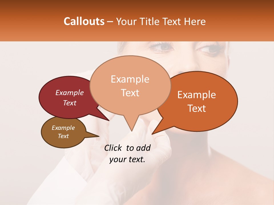 A Woman Getting Her Eyebrows Done By A Professional Makeup Artist PowerPoint Template