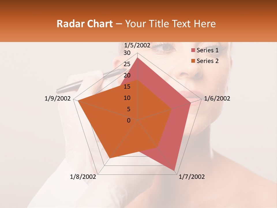 A Woman Getting Her Eyebrows Done By A Professional Makeup Artist PowerPoint Template