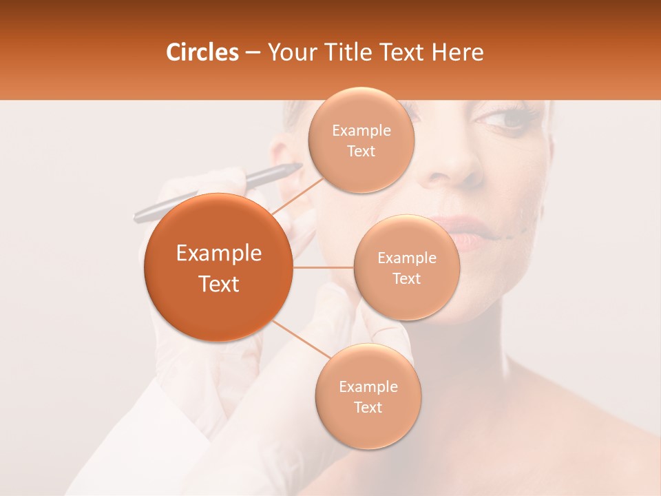 A Woman Getting Her Eyebrows Done By A Professional Makeup Artist PowerPoint Template