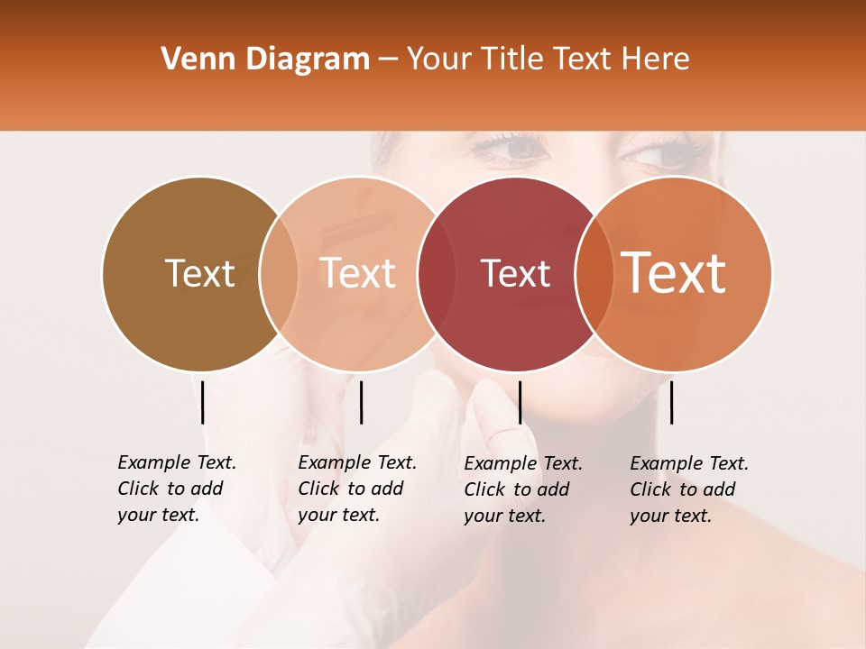 A Woman Getting Her Eyebrows Done By A Professional Makeup Artist PowerPoint Template