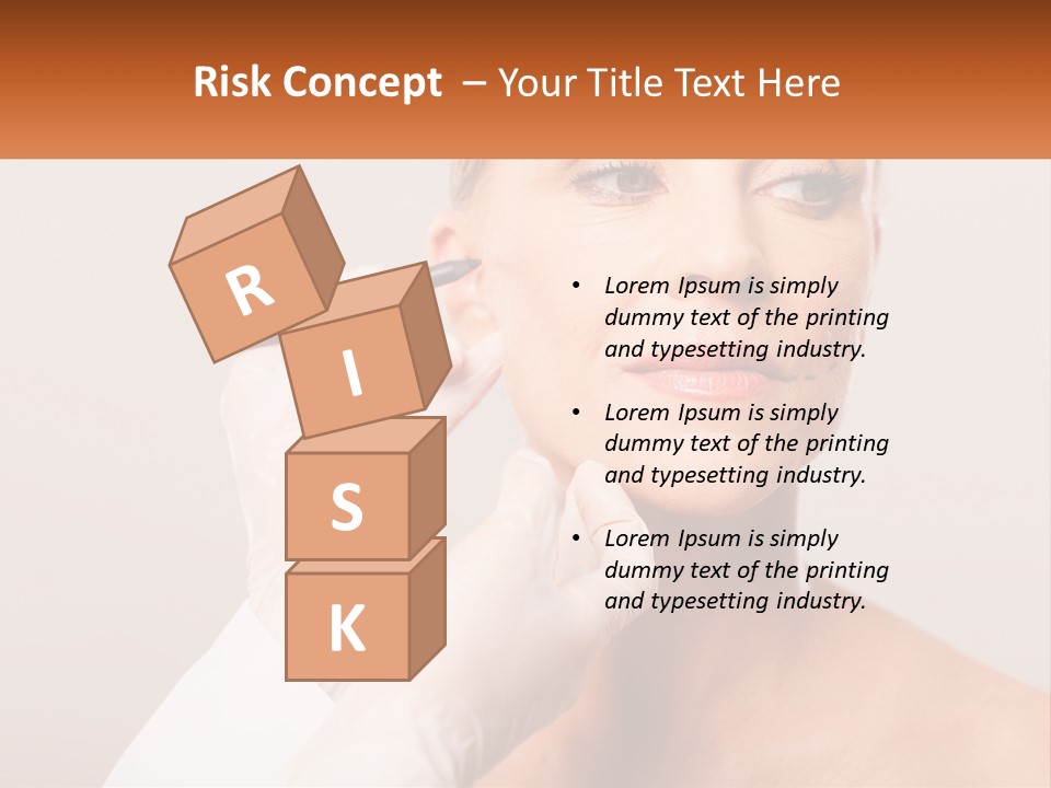A Woman Getting Her Eyebrows Done By A Professional Makeup Artist PowerPoint Template
