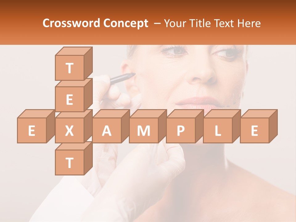 A Woman Getting Her Eyebrows Done By A Professional Makeup Artist PowerPoint Template
