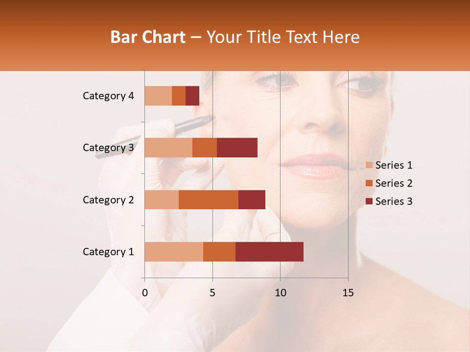 A Woman Getting Her Eyebrows Done By A Professional Makeup Artist PowerPoint Template