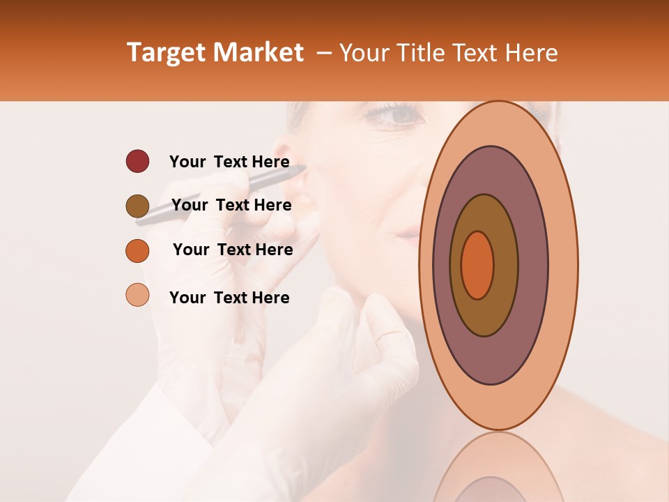 A Woman Getting Her Eyebrows Done By A Professional Makeup Artist PowerPoint Template