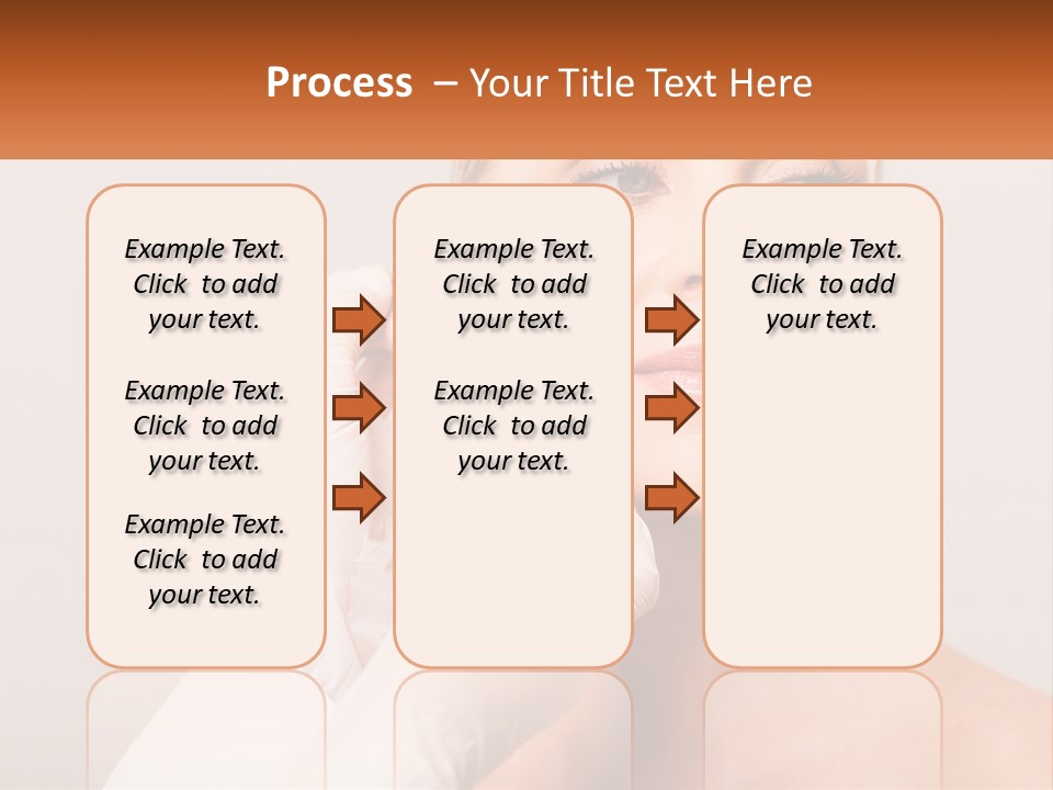 A Woman Getting Her Eyebrows Done By A Professional Makeup Artist PowerPoint Template