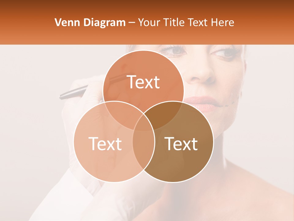 A Woman Getting Her Eyebrows Done By A Professional Makeup Artist PowerPoint Template