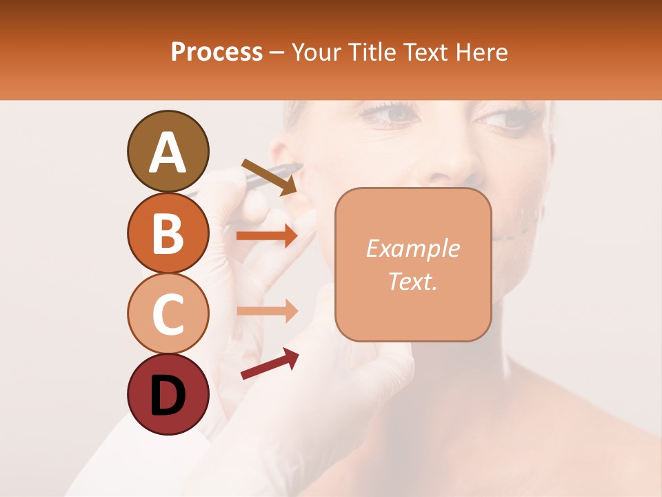 A Woman Getting Her Eyebrows Done By A Professional Makeup Artist PowerPoint Template