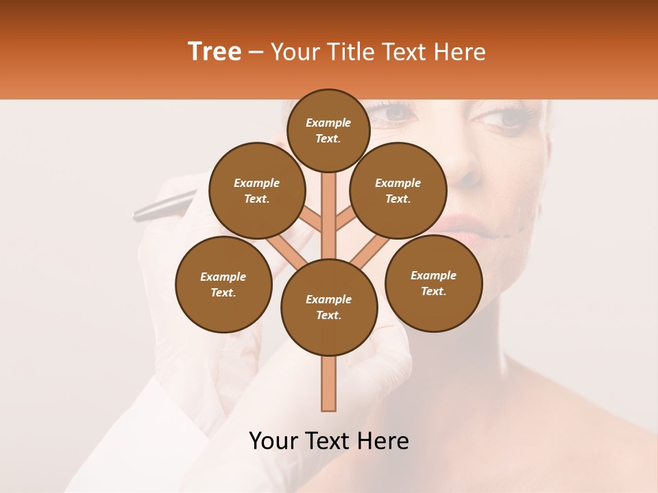A Woman Getting Her Eyebrows Done By A Professional Makeup Artist PowerPoint Template