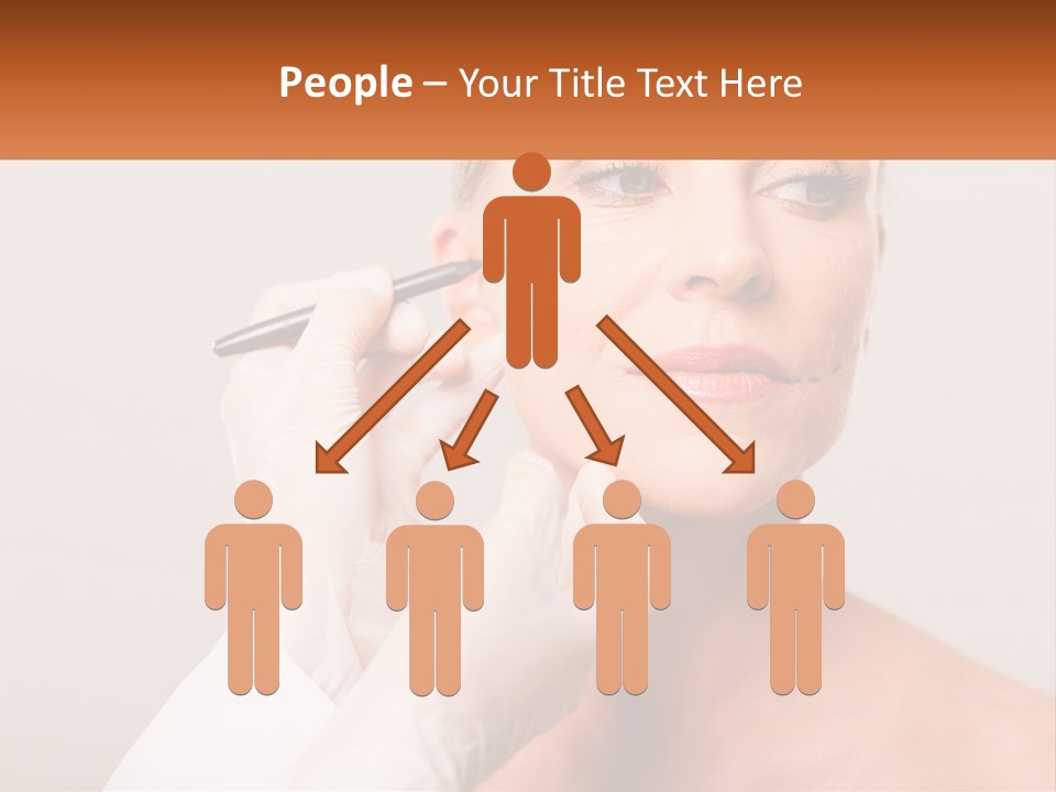 A Woman Getting Her Eyebrows Done By A Professional Makeup Artist PowerPoint Template