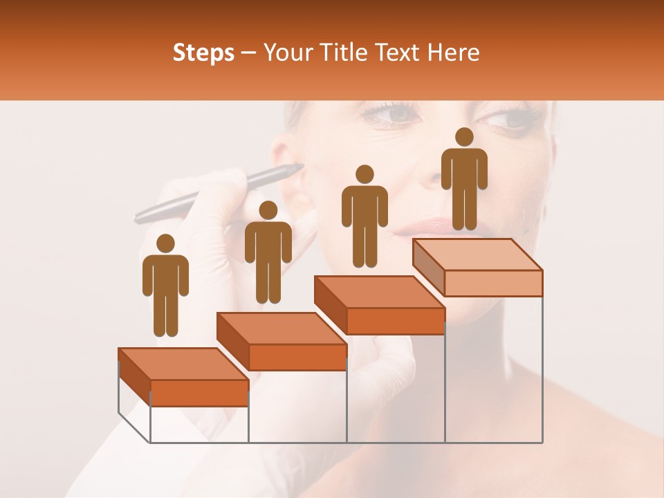 A Woman Getting Her Eyebrows Done By A Professional Makeup Artist PowerPoint Template