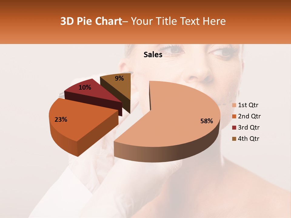 A Woman Getting Her Eyebrows Done By A Professional Makeup Artist PowerPoint Template