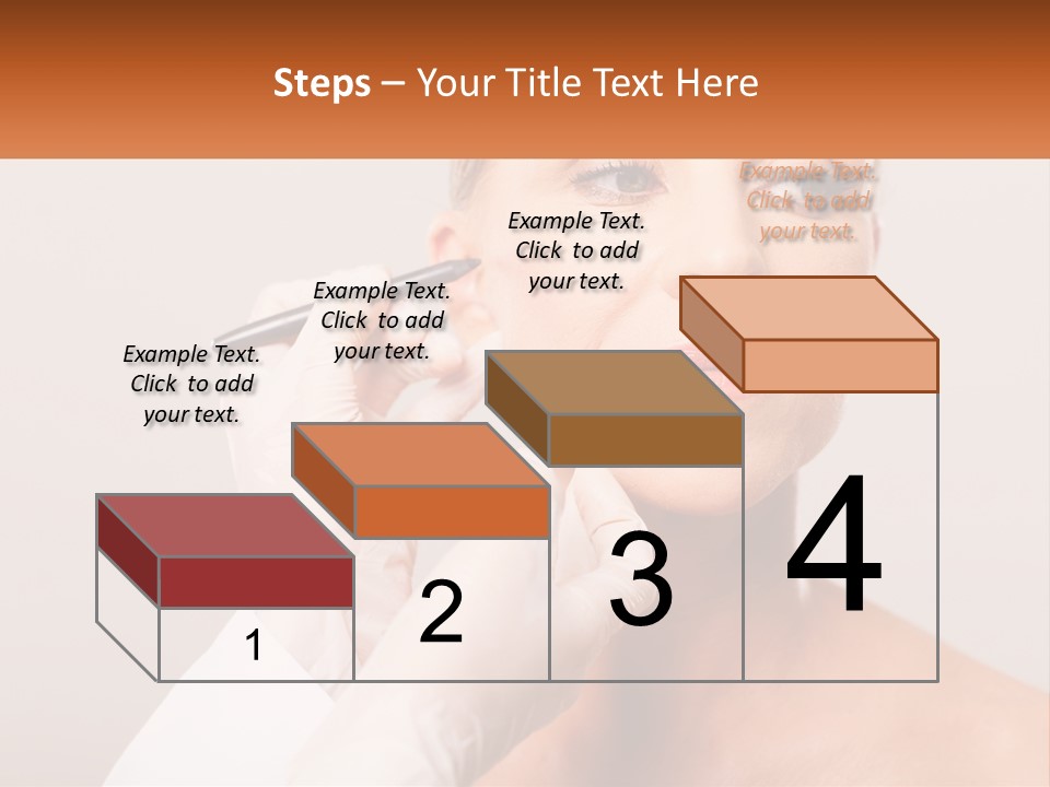 A Woman Getting Her Eyebrows Done By A Professional Makeup Artist PowerPoint Template