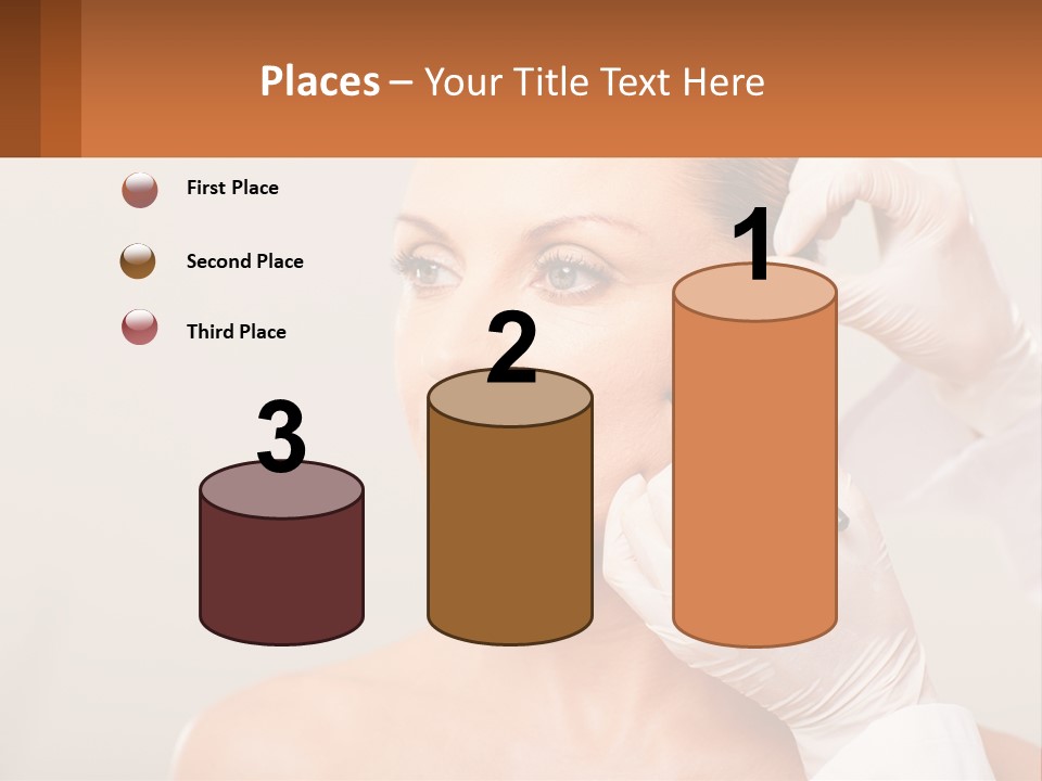 A Woman Getting Her Hair Done By A Hair Stylist PowerPoint Template