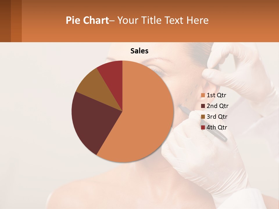 A Woman Getting Her Hair Done By A Hair Stylist PowerPoint Template