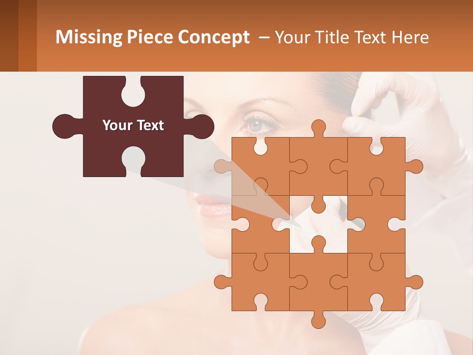 A Woman Getting Her Hair Done By A Hair Stylist PowerPoint Template