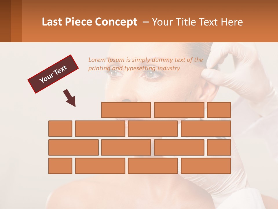 A Woman Getting Her Hair Done By A Hair Stylist PowerPoint Template
